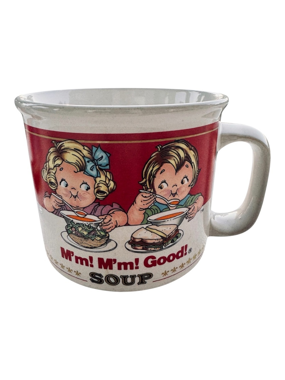 VTG 1989 Campbell’s Soup Kids M'm! M'm! Good! Retro Ceramic Mug